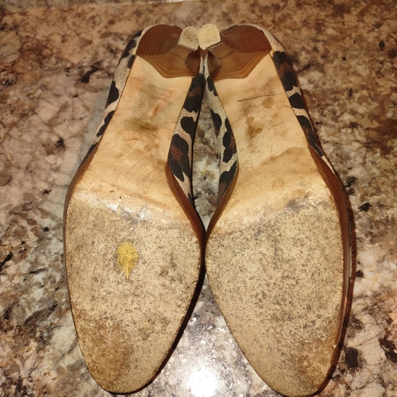 Stuart Weitzman Leopard Print Stiletto Heels (Sz. 7.5M) - Picture 8 of 8
